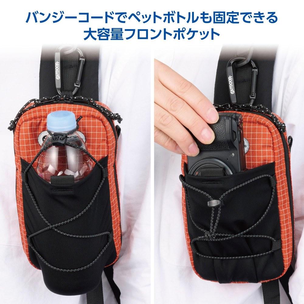OUTDOOR PRODUCTS Smartphone Case Pouch AZ 07 AMZODPP07OR Orange for iPhone Android Gadgets Pet Bottle Fixable