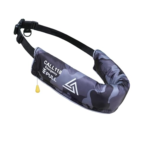 

BALANCE LAND Life Jacket, Japanese Design, SOLAS International Standard Certified, CNAS Certified Gas Cylinder Included, Manual Inflatable, Waist Wrap