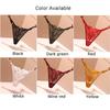 Embroidery Lace Panties Sexy Thong Panties Low-waist