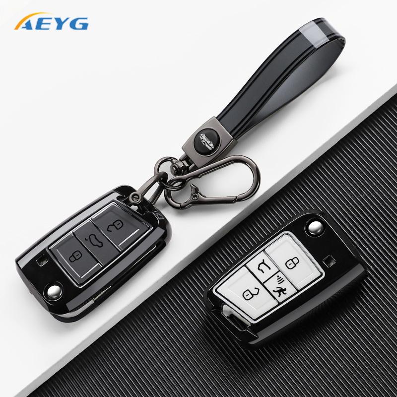 Tpu Car Smart Key Cover Case For Vw Volkswagen Golf 7 Alltrack Mk7 Tiguan Seat Ateca Leon Fr 2 Ibiza Skoda Octavia 3/4 Buttons