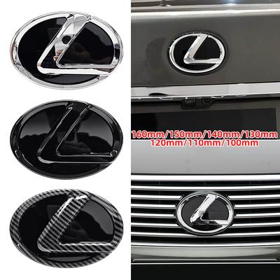 FDL4 100/110/120/130/140/150/160mm Emblème de coffre arrière de voiture Logo de calandre avant Pour ES RX NX LS UX LM LX GX LC RZ IS CT GS RC HS SC