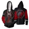 New Tattoo Printed Sweatshirt 3d Zipper Hooded Sweatshirt