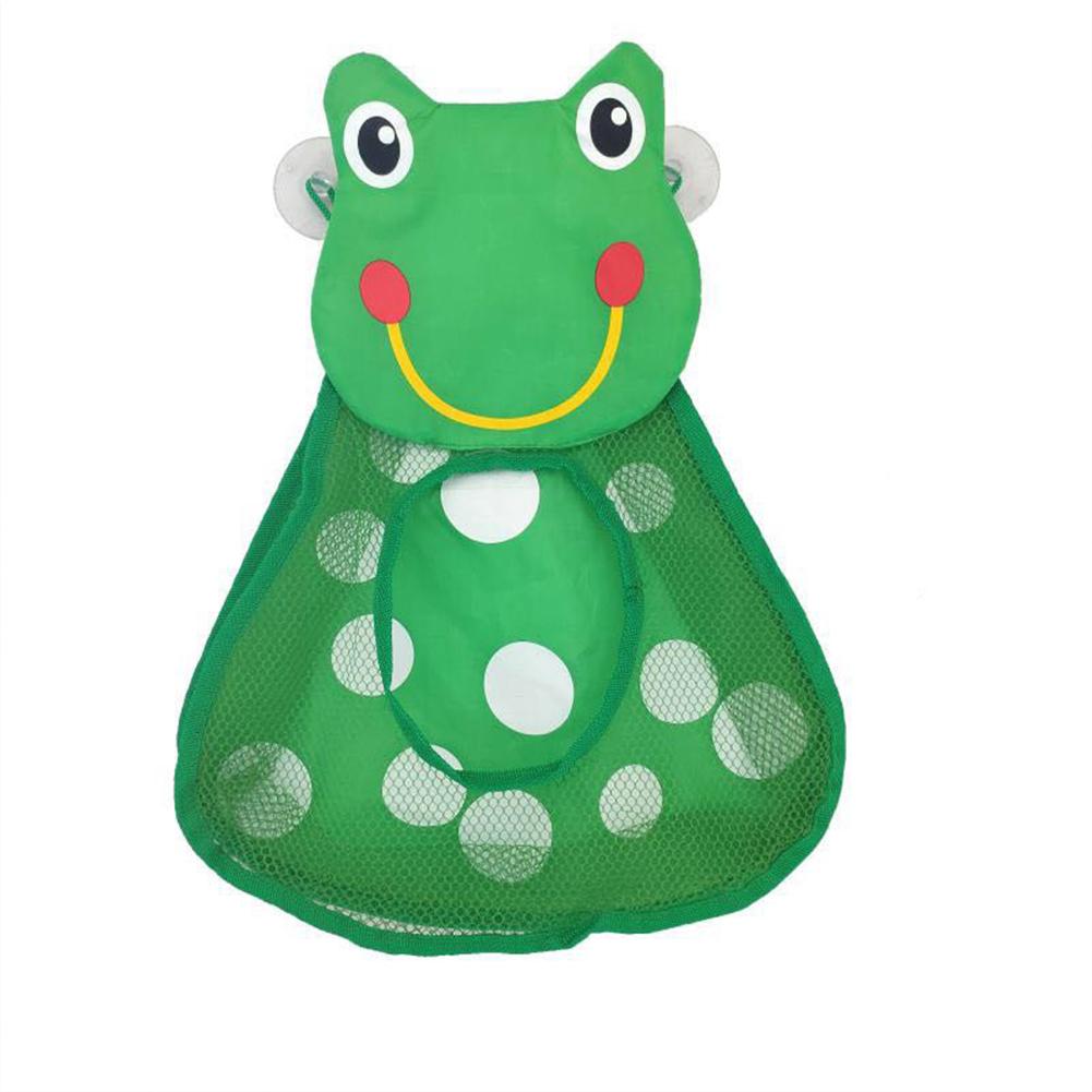 Cartoon Duck Frog Shape Storage  Bag With Suction Cup Bathroom Storage Hanging Bag