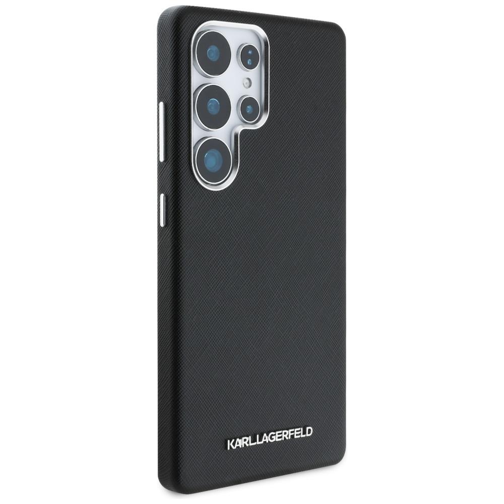 Etui do Samsung Galaxy S25 Ultra Karl Lagerfeld MagSafe Metalowe Logo Czarne