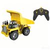 Huina 1540 Rc Dump Truck 1:18 6 Ch 2.4G Alloy Remote Control Dump Truck 4WD Construction Vehicle Toys Machine Model Car for Boy