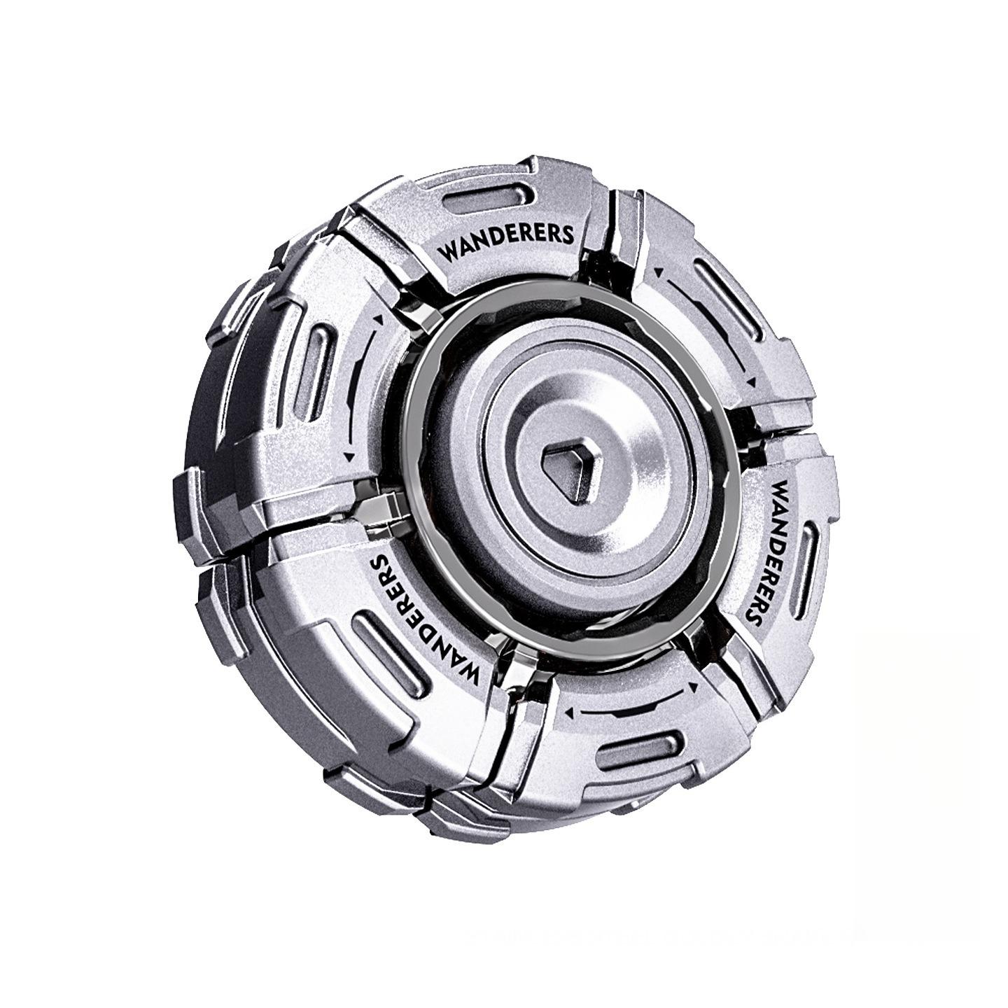 

Apen Armor Fidgeting Spinner Metal Hand Fingertip Spinning Top Tip Rotating Eject Edc Relieve Stress Ease Plaything Adults Anti Anxiety