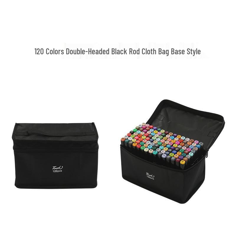 Double-Tip Quick-Drying Watercolor Markers, 48 Colors, Large Capacity for Students