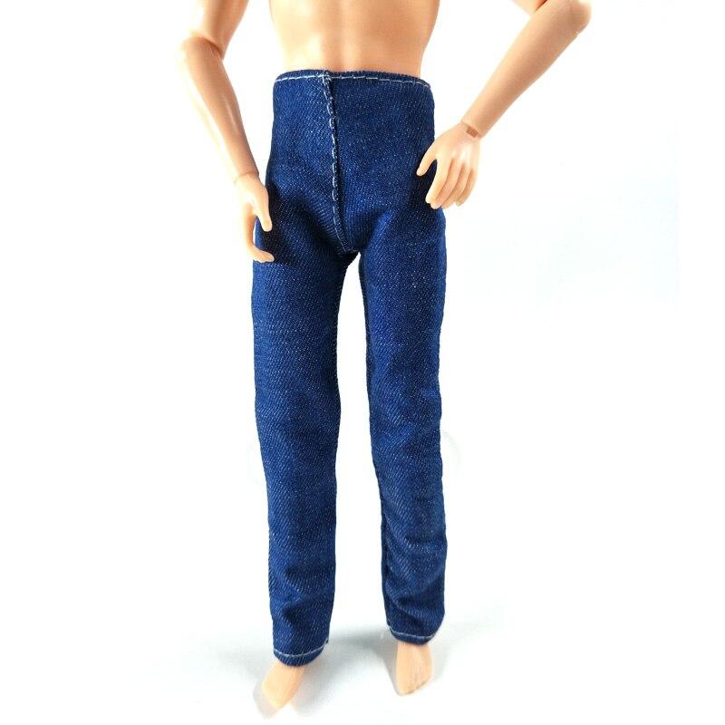 1/6 Boy Doll Clothes Handmade Jeans Pants For Ken Doll Trousers For Barbie's Boyfriend Ken Boy Doll Prince Male Doll Kids Toy