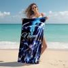 Personalized Customized Proof Beach Towel with Genshin Impact Characters Pattern - Soft, Absorbent,quick-drying,perfect Swimming,camping&bathing