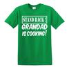 Stand back grandad is cooking tshirt mens funny novelty fathers day bbq tee top
