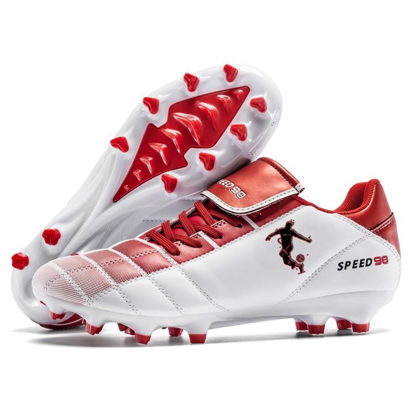 Mens Low-Cut Indoor Football Training Shoes With Rubber Outsole Anti-Slip Traction Gym Court Use