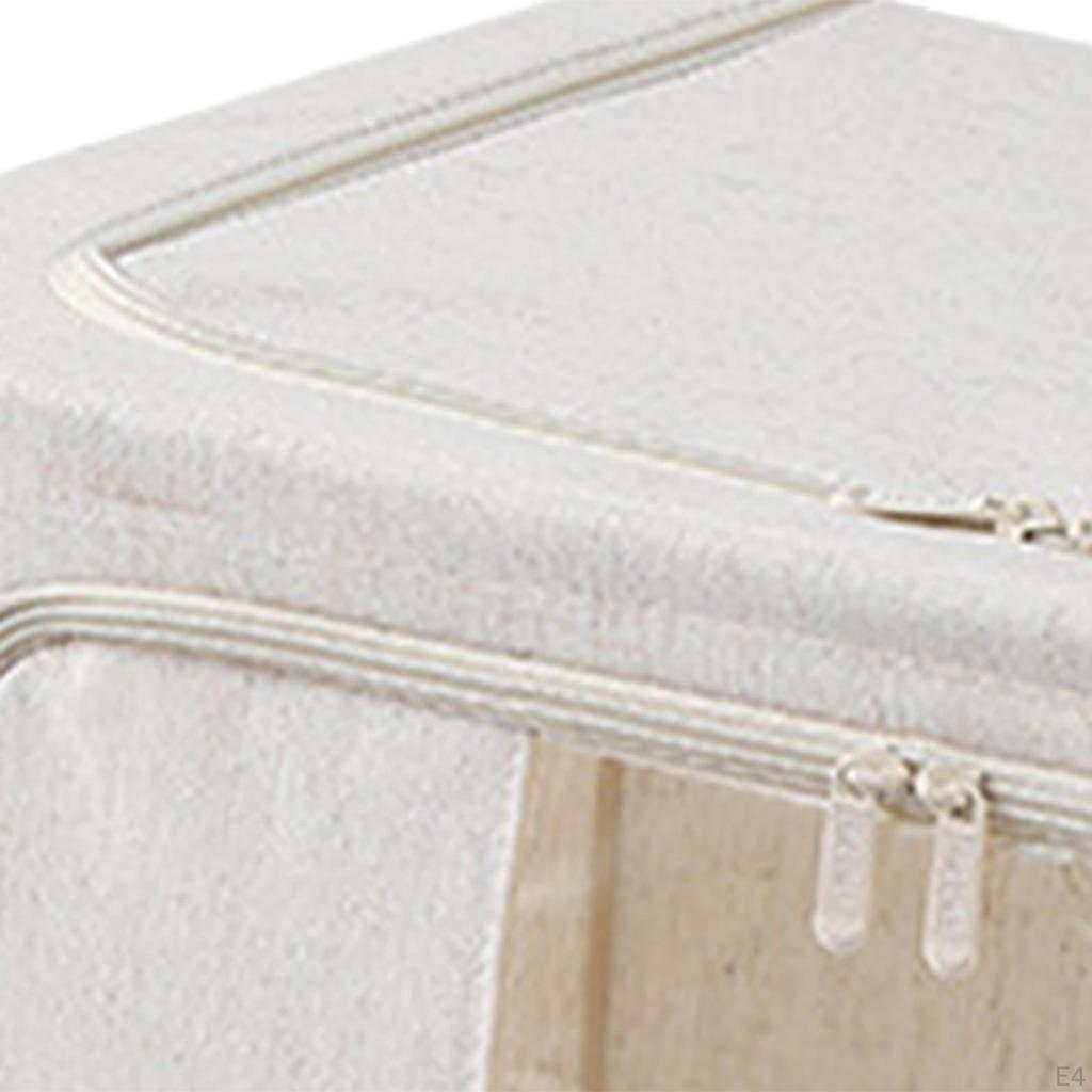 Clothes Storage Bag Blanket Travel Bin Lightweight Foldable Closet Organizer