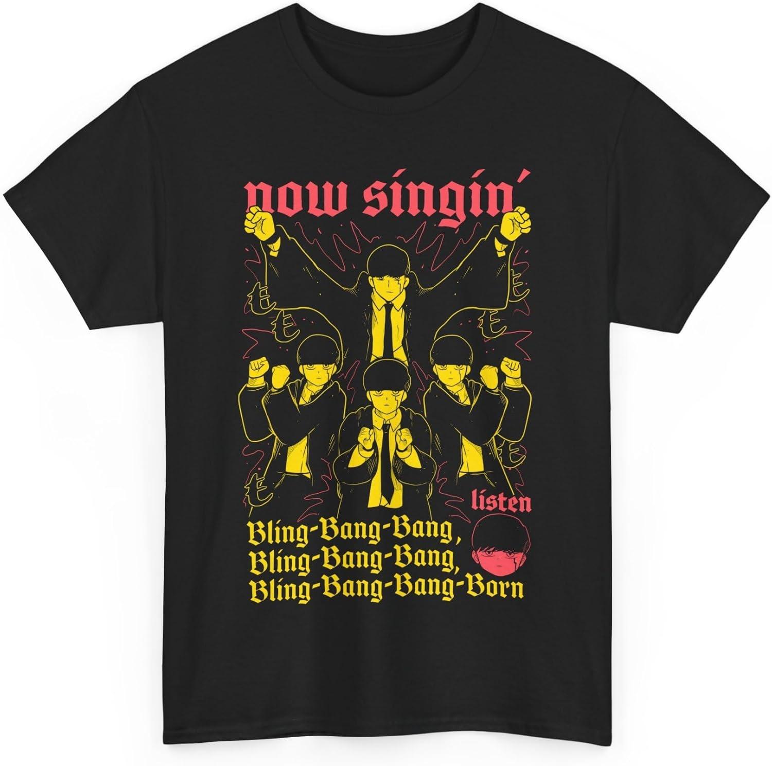 Mashle Magic and Muscles T-Shirt Anime Merch Casual Short Sleeved T Shirt Unisex Tee S