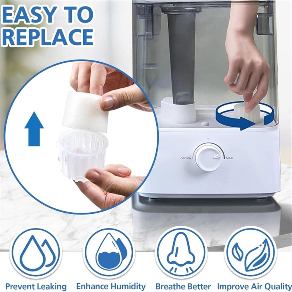Humidifier Replacement Filters Humidifier Part Water Filter for Enhancing Indoor Air Comfort and Device Lifespans