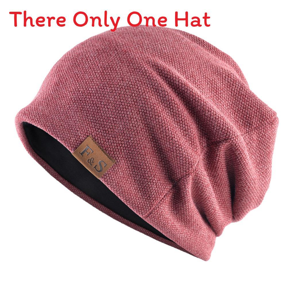 Cotton Knit Beanie For Winter With Windproof And Breathable Features For Men And Women
