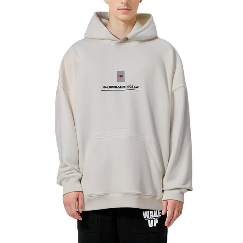 Balenciaga SS22 Sweatshirt Loose Fit Men's White 674986TLVF89016