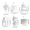 Carbon Steel Cutting Die Ice Cream/2-layer Cake Metal Die Cuts Stencils Template