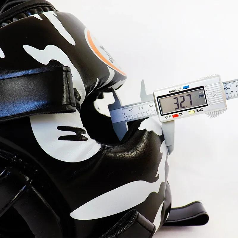 Shock-Reducing Head Protector PU Leather Helmet for Children  Adults Ideal for Boxing Training Taekwondo & Safety Guard Supplies