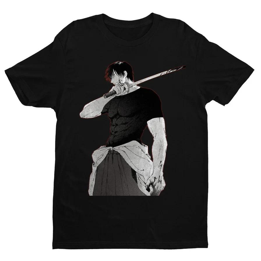 Anime Toji Fushiguro Shirt Jujutsu Kaisen Black T Shirt Size S 4xl S
