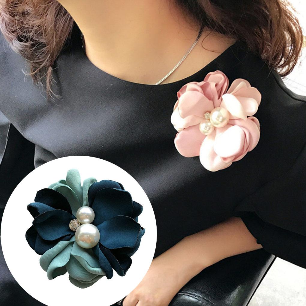 Green Flower Hair Clip Beautiful Accessory For Any Hairstyle Brooch Gift Elegant And Realistic