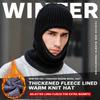 Thickened Full Face Cover Thermal Anti-Cold Knitted Cap New Motorcycle Riding Hat  Men Women