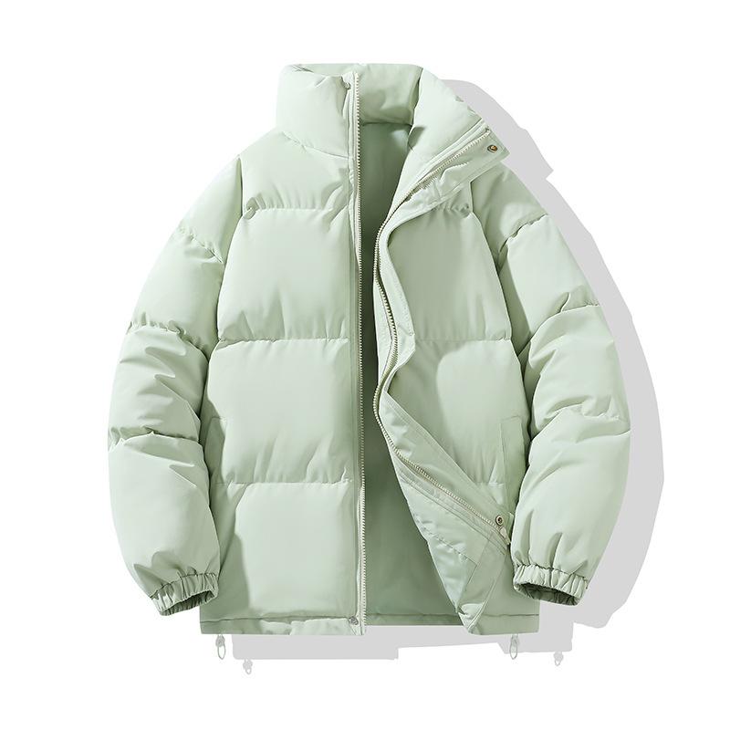 Autumn and Winter Down Cotton Clothes Men's Style Stand-up Thickened Cotton-padded Clothes Loose Korean Version Ins Trendy Versatile Couples