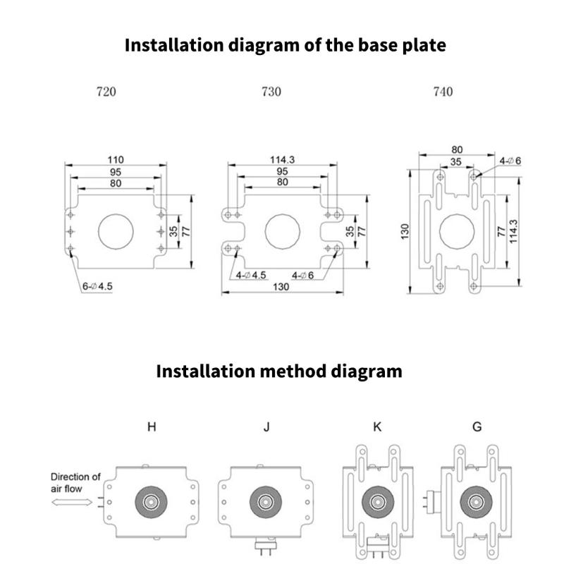 Professional 2M217J Microwave Oven Magnetron 2M217J Microwave Oven Part Metal Texture Suitable for Heating Applications