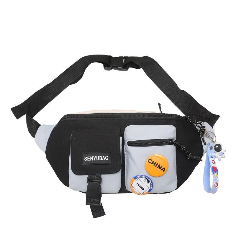 Large-capacity Shoulder Messenger Bag Personality Function Tide Brand Mobile Phone Sports Pocket Leisure Storage Fashion Men's Bags