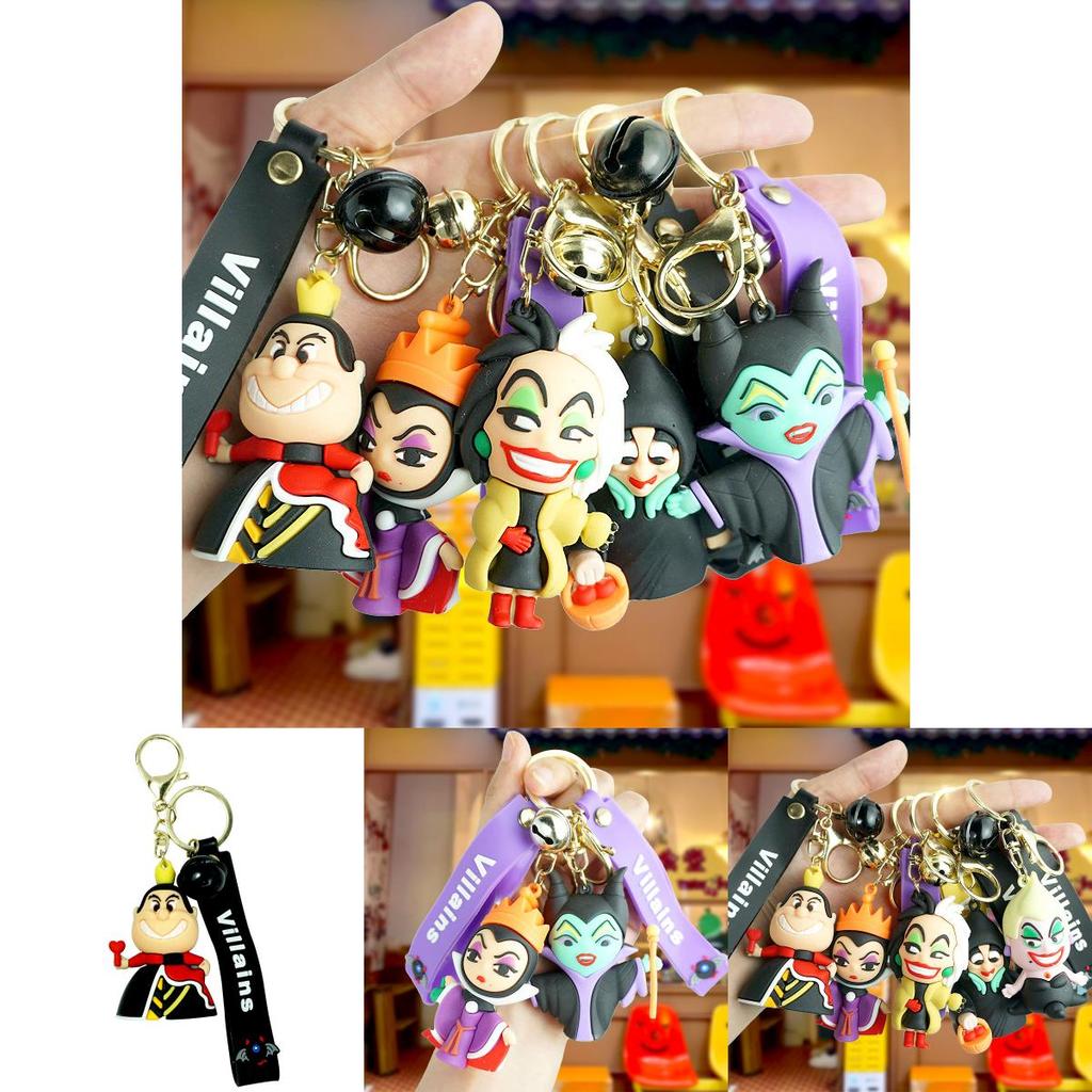 Cute Cartoon Villain Witch Keychain Unique Pvc Bag Charm For Men And Women