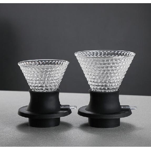 V60 Coffee Set Glass Coffee Pot Coffee Filter Cup Coffee Filter Paper Thickened Glass Filter Coffee Pot