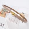 Retro Belt for Women Korean Ins Style Versatile Fashion Korean Style Thin Belt for Women Decorative Jeans Belt