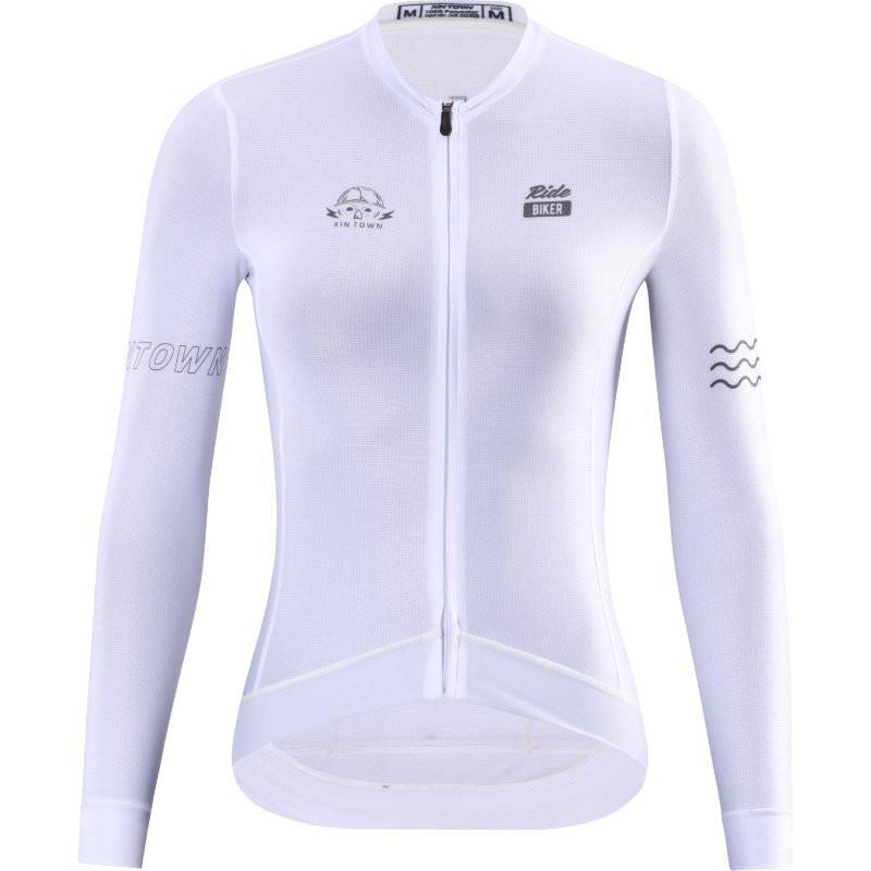 XINTOWN Cycling Jersey Long Sleeve Top Moisture Wicking Road Bike Clothing Men Women