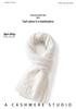100% Pure Cashmere Knit Scarf for Women - Warm, Fashionable, Hollow Design for Autumn/Winter