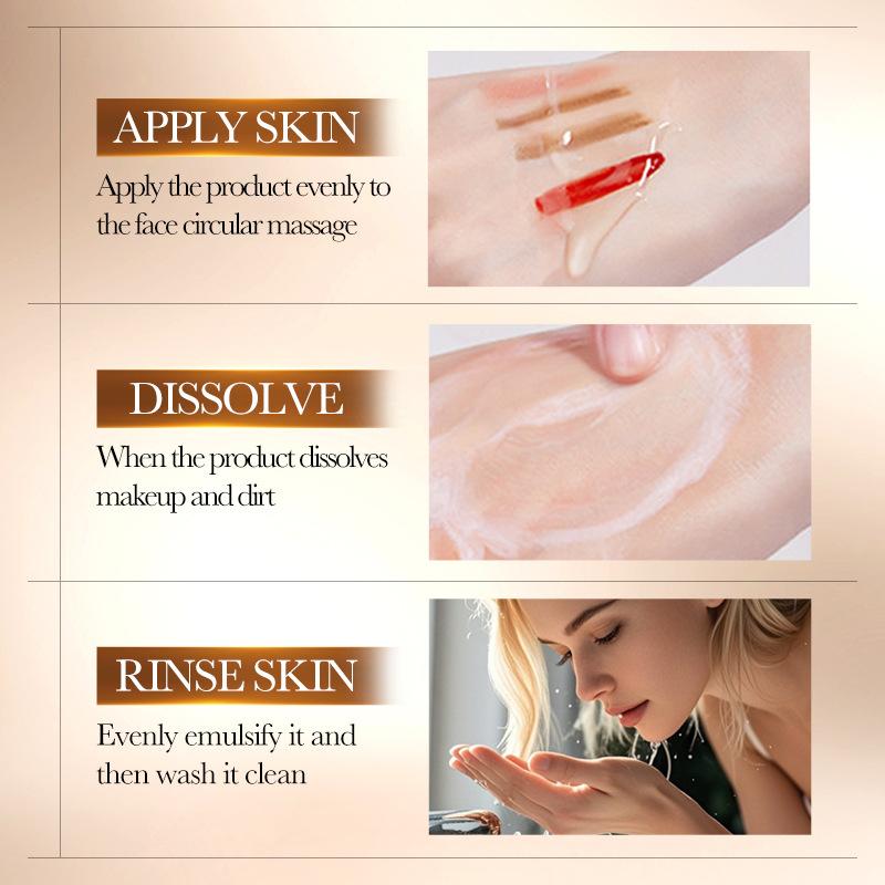 Rice puree pore-cleansing oil, deep cleansing, gentle and non-irritating.