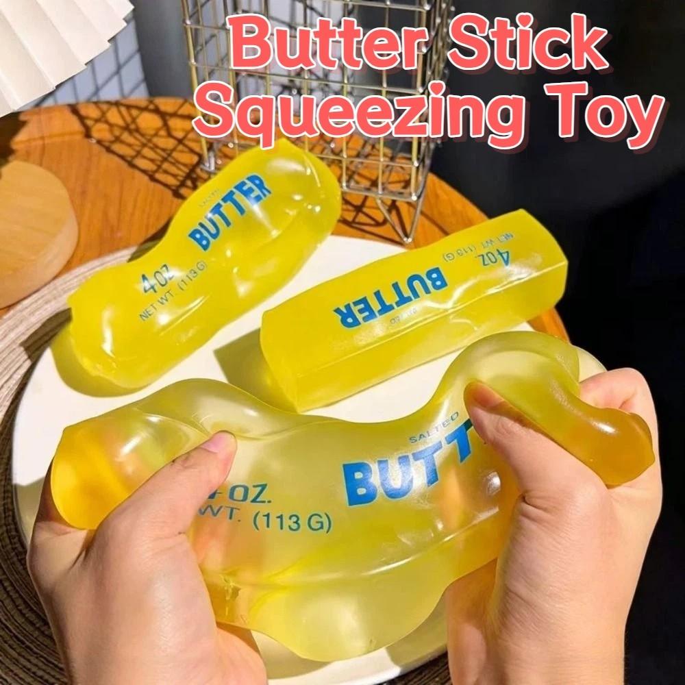 Non Rebound Sensory Stress Stick Plasticity Fidget Toy Butter Stick Squeezing Toy Stress Relief