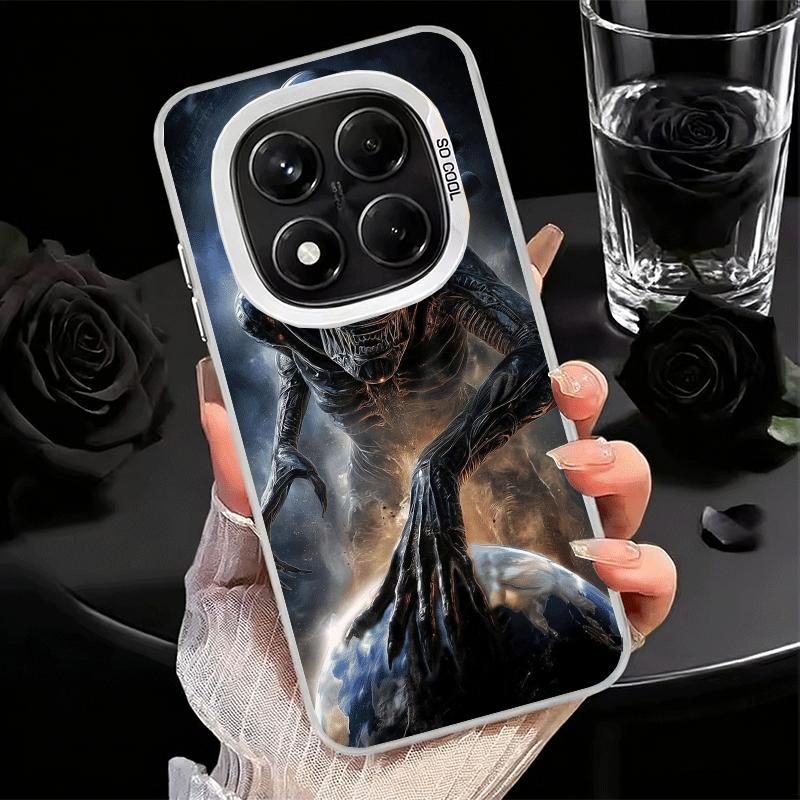Cool A-Alien X-Xenomorph Soft Phone Case for Xiaomi Redmi Note 13 14 15 Pro Plus 12S 12 11S 11 11T 10S 10 Shockproof Cover Back
