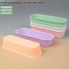 1 Pcs Silicone Rectangular Cake Mold Diy Ice Cube Tray Bread Pan Cake Toast Pancake Moulds Baking Molds Tools