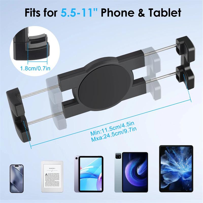 Large Sucker 360 Rotation 4.7-12.9" Car Tablet Holder Mount Stand Stents For Ipad Pro Mini 2 3 4 Air 2 Samsung S8 S9 Xiaomi Asus