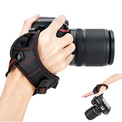 JJC SLR-kamerarem med för Canon Nikon Z50 COOLPIX Sony A7C A7M3 U-format bas, Röd, 6DM2, 5DM4, 80D, 9000D, ZR, Z5II, II, Z6III, Z6, Z7, P1100, R,