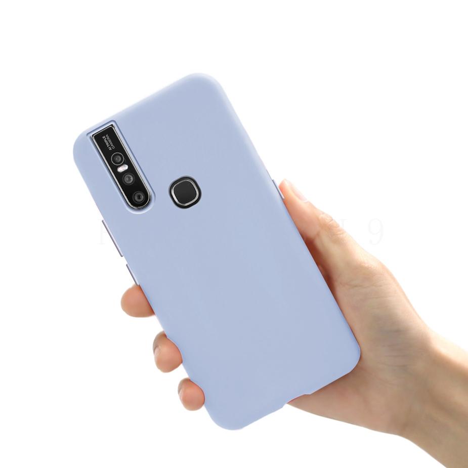 

For Vivo V15 Case 1818 1819 Soft Silicon TPU Candy Back Cover Phone Case For Vivo V15 Coque Vivo V15 Pro Full Cover Funda Bumper Vivo V15 светло-фиолетовый