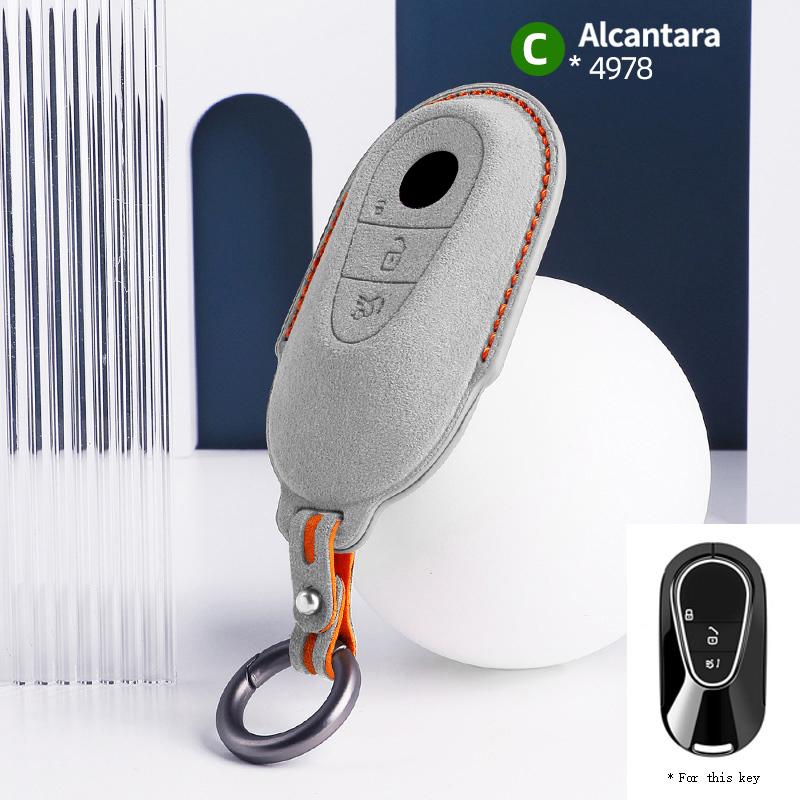 For Mercedes Benz Glc 300L Glc 260L C260L C20 Class Car Key Case Protectors Accessories Keychain Cover Shell 2020 2025 2025 2025