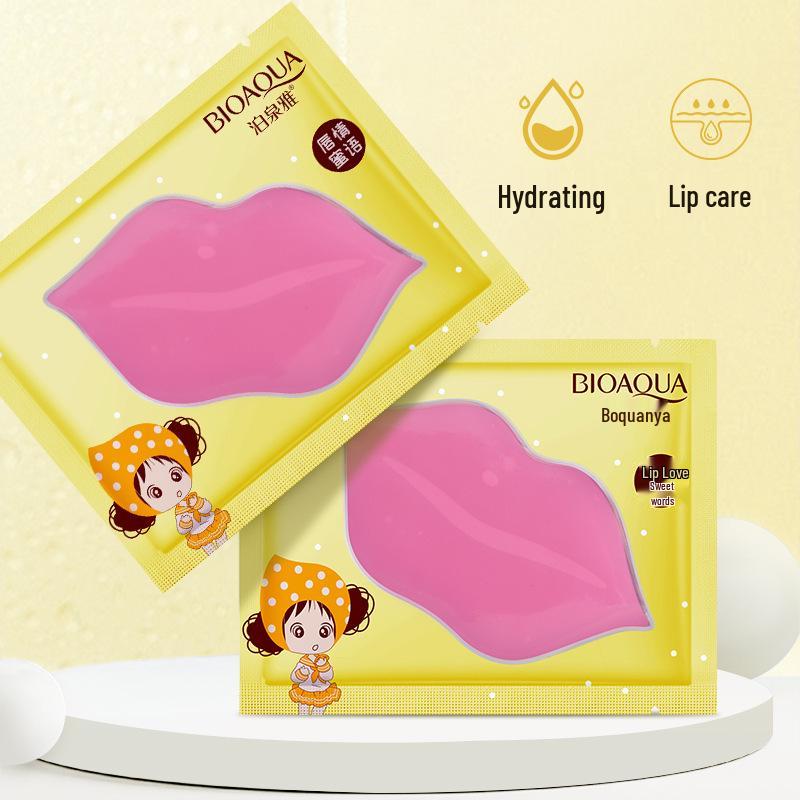 BIOAQUA Collagen Lip Mask: Hydrating & Nourishing Care to Smooth Lip Lines.