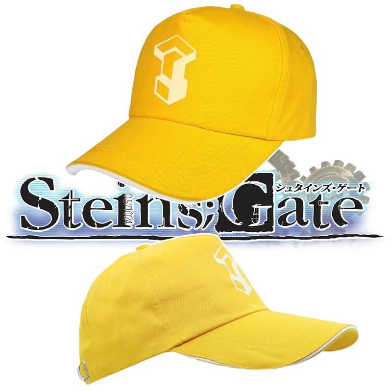 Gate Steins Anime Hashida Itaru Hat Baseball Peaked Cap Sun Visor Cosplay Props