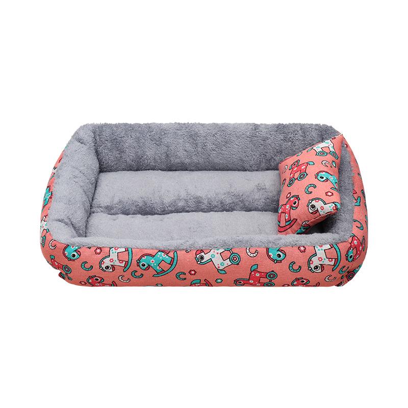 Four Seasons Universal Thickened Pet Bed for Cats & Dogs - Small, Medium, Large