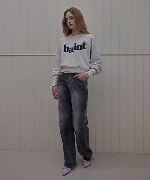 HAINT Celine Long Wide Denim Pants