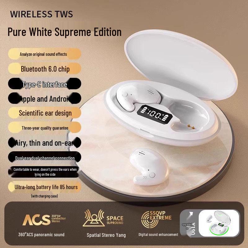 2025 Bone Conduction Wireless Headphones: High-End, Painless, Long-Wear, Ultra-Long Battery for Sleep