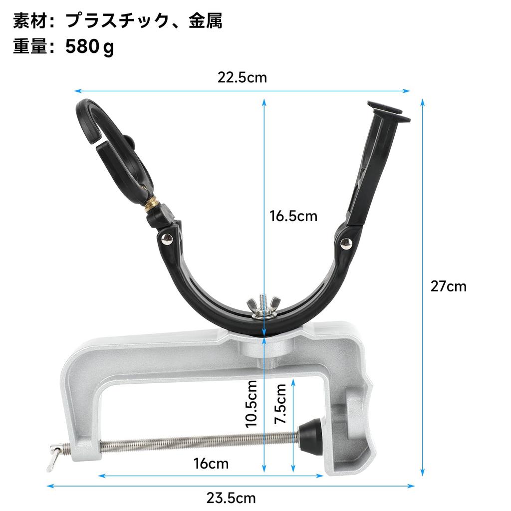 SANLIKE Angelrute Rute Abnehmbar und kann an Booten und für Schlauchboot-Angelrutenhalter befestigt werden, Halter, Halter, Flöße,