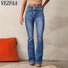Women's Fashion Casual Solid Color Print High Waist Trousers Pants & Capris