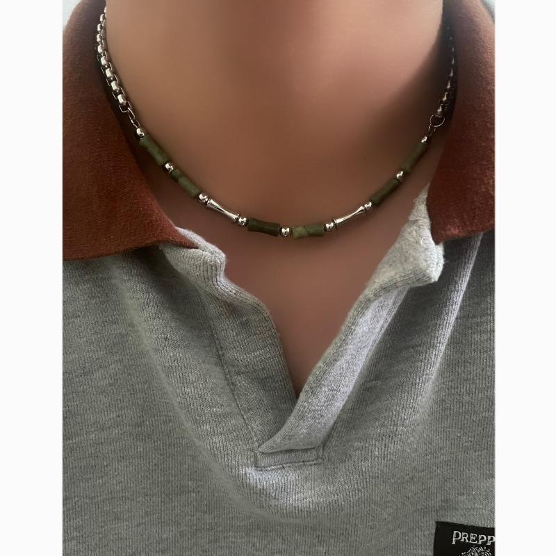 Gaga Niche Retro Handmade Clavicle Chain Necklace for Couples