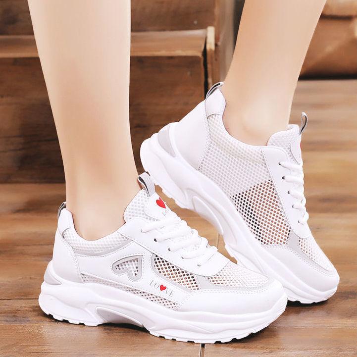 Mesh dad shoes ins tide 22 summer new breathable thin mesh shoes platform casual sports shoes
